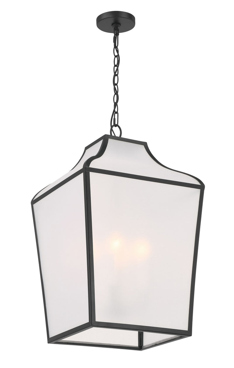 Four Light Pendant<br /><span style="color:#4AB0CE;">Entrega: 4-10 dias en USA</span><br /><span style="color:#4AB0CE;font-size:60%;">PREGUNTE POR ENTREGA EN PANAMA</span><br />Collection: Velena<br />Finish: Dark Matte Black