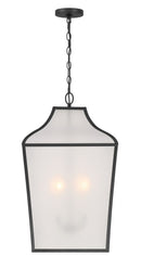 Four Light Pendant<br /><span style="color:#4AB0CE;">Entrega: 4-10 dias en USA</span><br /><span style="color:#4AB0CE;font-size:60%;">PREGUNTE POR ENTREGA EN PANAMA</span><br />Collection: Velena<br />Finish: Dark Matte Black