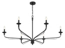 Six Light Chandelier<br /><span style="color:#4AB0CE;">Entrega: 4-10 dias en USA</span><br /><span style="color:#4AB0CE;font-size:60%;">PREGUNTE POR ENTREGA EN PANAMA</span><br />Collection: Velena<br />Finish: Dark Matte Black