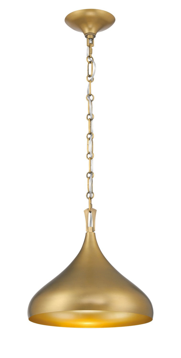 One Light Pendant<br /><span style="color:#4AB0CE;">Entrega: 4-10 dias en USA</span><br /><span style="color:#4AB0CE;font-size:60%;">PREGUNTE POR ENTREGA EN PANAMA</span><br />Collection: Cedar Lane<br />Finish: Legacy Brass