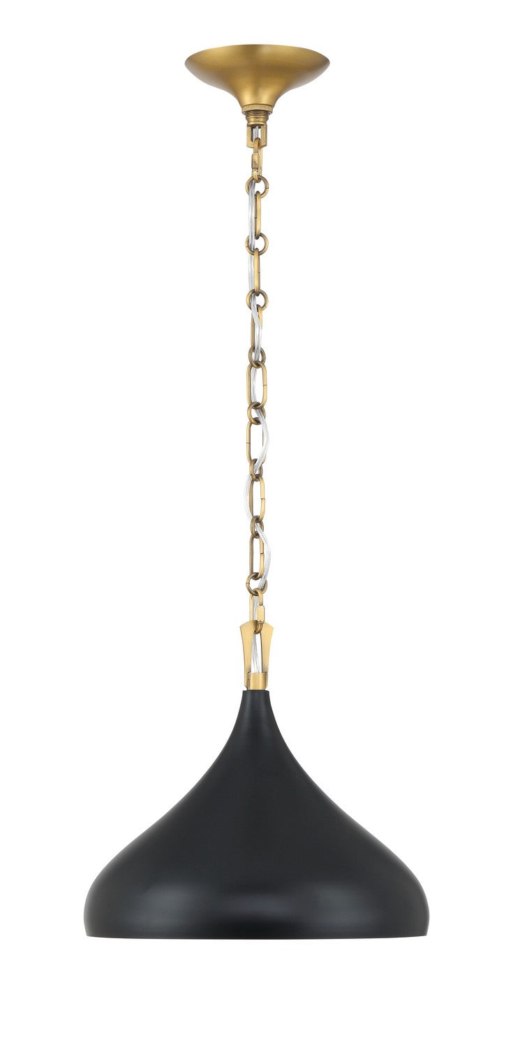 One Light Pendant<br /><span style="color:#4AB0CE;">Entrega: 4-10 dias en USA</span><br /><span style="color:#4AB0CE;font-size:60%;">PREGUNTE POR ENTREGA EN PANAMA</span><br />Collection: Cedar Lane<br />Finish: Dark Matte Black