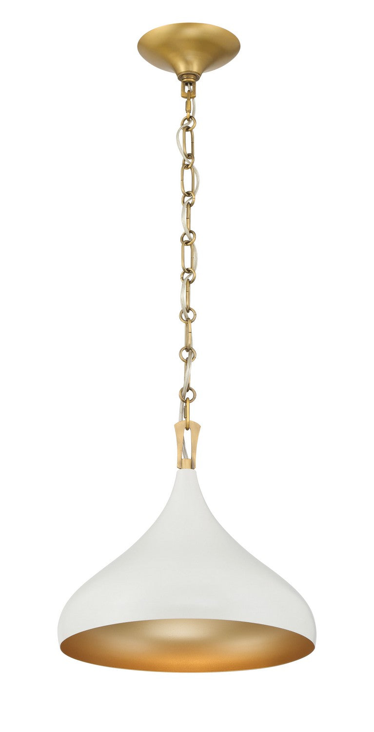 One Light Pendant<br /><span style="color:#4AB0CE;">Entrega: 4-10 dias en USA</span><br /><span style="color:#4AB0CE;font-size:60%;">PREGUNTE POR ENTREGA EN PANAMA</span><br />Collection: Cedar Lane<br />Finish: Off White Cream