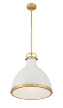 One Light Pendant<br /><span style="color:#4AB0CE;">Entrega: 4-10 dias en USA</span><br /><span style="color:#4AB0CE;font-size:60%;">PREGUNTE POR ENTREGA EN PANAMA</span><br />Collection: Lynk<br />Finish: Off White Cream