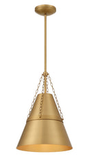 One Light Pendant<br /><span style="color:#4AB0CE;">Entrega: 4-10 dias en USA</span><br /><span style="color:#4AB0CE;font-size:60%;">PREGUNTE POR ENTREGA EN PANAMA</span><br />Collection: Springfield<br />Finish: Legacy Brass