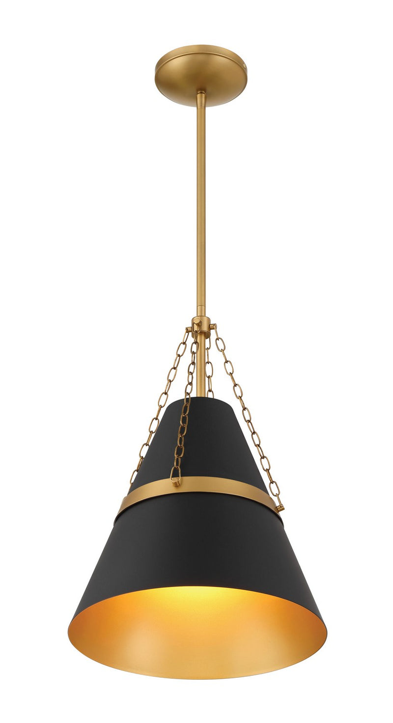 One Light Pendant<br /><span style="color:#4AB0CE;">Entrega: 4-10 dias en USA</span><br /><span style="color:#4AB0CE;font-size:60%;">PREGUNTE POR ENTREGA EN PANAMA</span><br />Collection: Springfield<br />Finish: Dark Matte Black