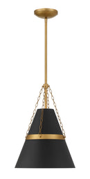 One Light Pendant<br /><span style="color:#4AB0CE;">Entrega: 4-10 dias en USA</span><br /><span style="color:#4AB0CE;font-size:60%;">PREGUNTE POR ENTREGA EN PANAMA</span><br />Collection: Springfield<br />Finish: Dark Matte Black