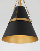 One Light Pendant<br /><span style="color:#4AB0CE;">Entrega: 4-10 dias en USA</span><br /><span style="color:#4AB0CE;font-size:60%;">PREGUNTE POR ENTREGA EN PANAMA</span><br />Collection: Springfield<br />Finish: Dark Matte Black