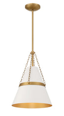 One Light Pendant<br /><span style="color:#4AB0CE;">Entrega: 4-10 dias en USA</span><br /><span style="color:#4AB0CE;font-size:60%;">PREGUNTE POR ENTREGA EN PANAMA</span><br />Collection: Springfield<br />Finish: Off White Cream