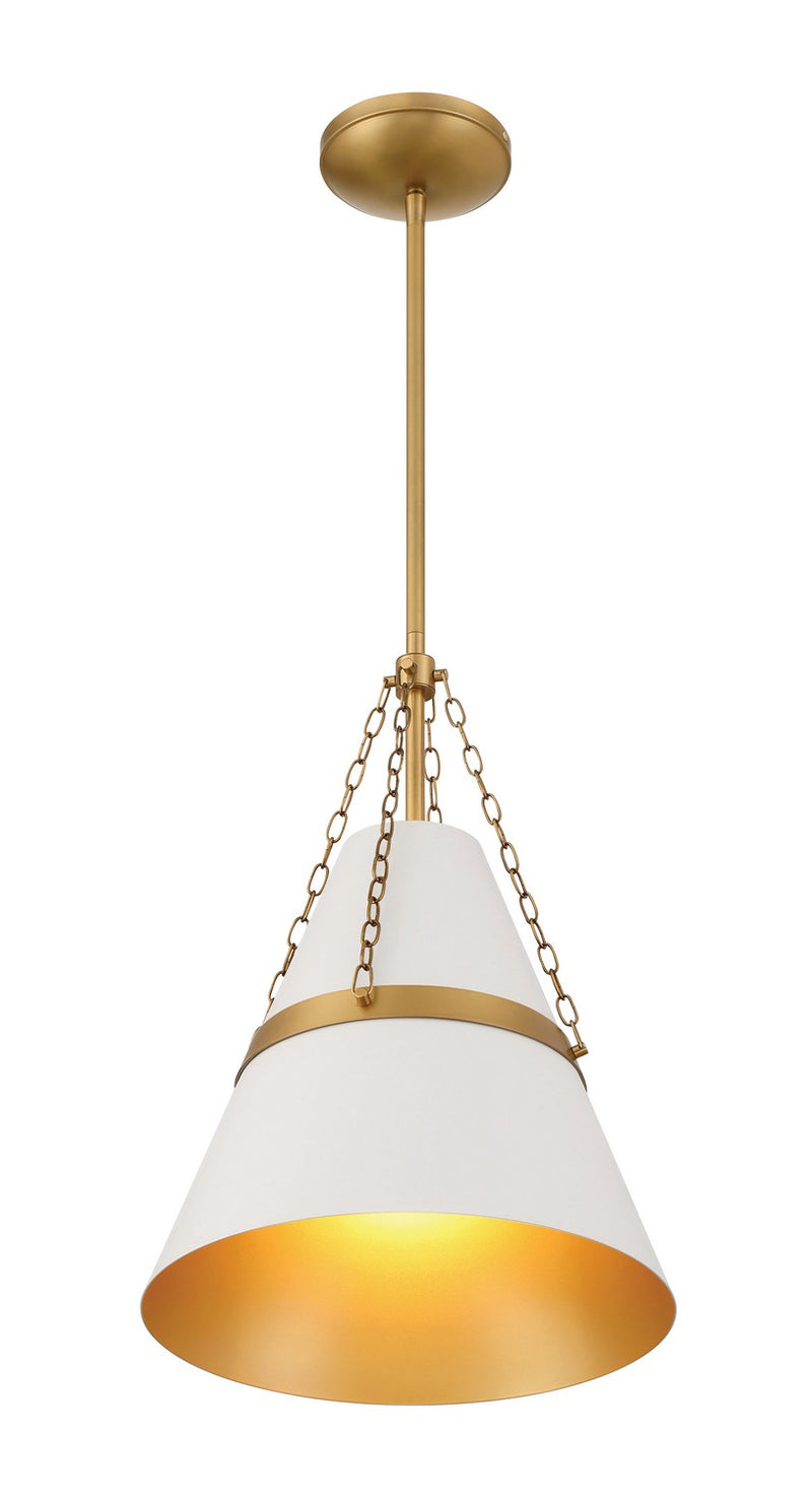 One Light Pendant<br /><span style="color:#4AB0CE;">Entrega: 4-10 dias en USA</span><br /><span style="color:#4AB0CE;font-size:60%;">PREGUNTE POR ENTREGA EN PANAMA</span><br />Collection: Springfield<br />Finish: Off White Cream