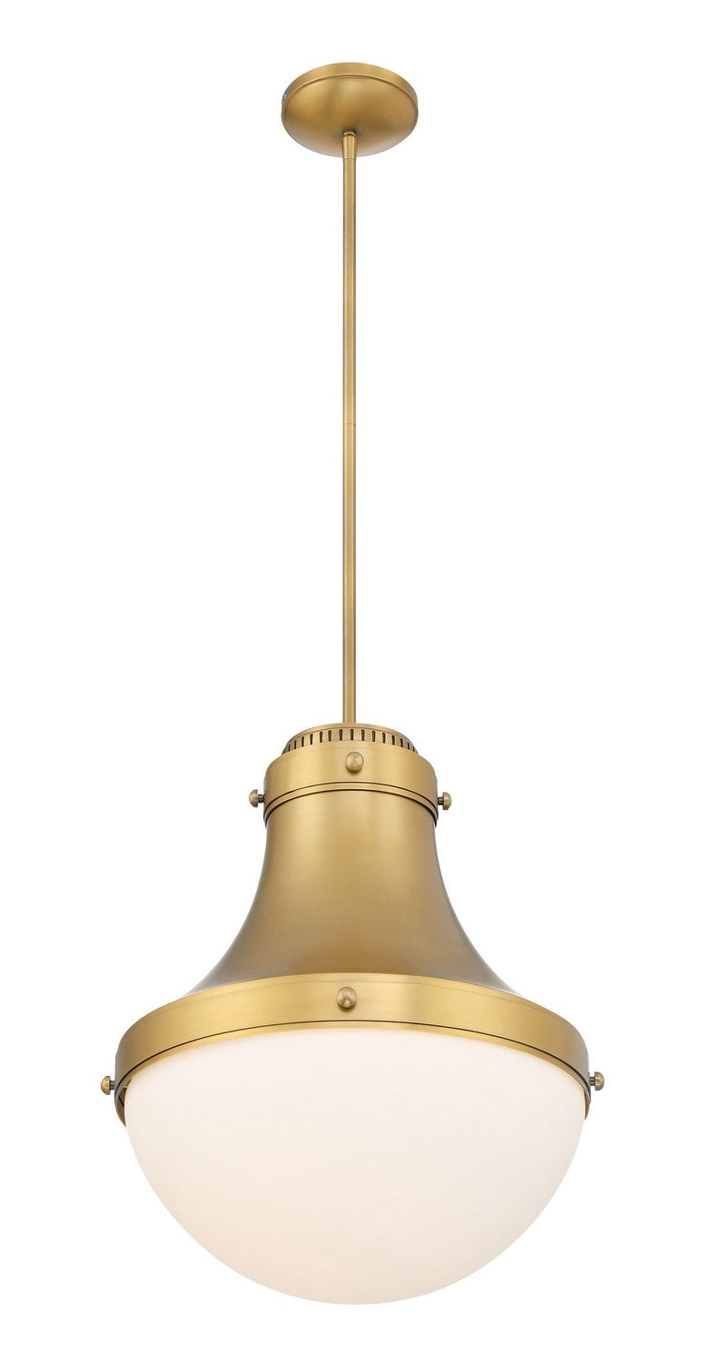 One Light Pendant<br /><span style="color:#4AB0CE;">Entrega: 4-10 dias en USA</span><br /><span style="color:#4AB0CE;font-size:60%;">PREGUNTE POR ENTREGA EN PANAMA</span><br />Collection: Purelight<br />Finish: Legacy Brass