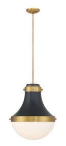 One Light Pendant<br /><span style="color:#4AB0CE;">Entrega: 6-7 semanas en USA</span><br /><span style="color:#4AB0CE;font-size:60%;">PREGUNTE POR ENTREGA EN PANAMA</span><br />Collection: Purelight<br />Finish: Dark Matte Black