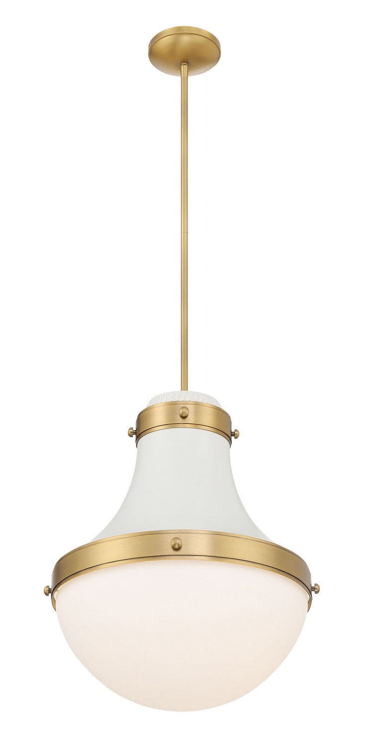 One Light Pendant<br /><span style="color:#4AB0CE;">Entrega: 4-10 dias en USA</span><br /><span style="color:#4AB0CE;font-size:60%;">PREGUNTE POR ENTREGA EN PANAMA</span><br />Collection: Purelight<br />Finish: Off White Cream