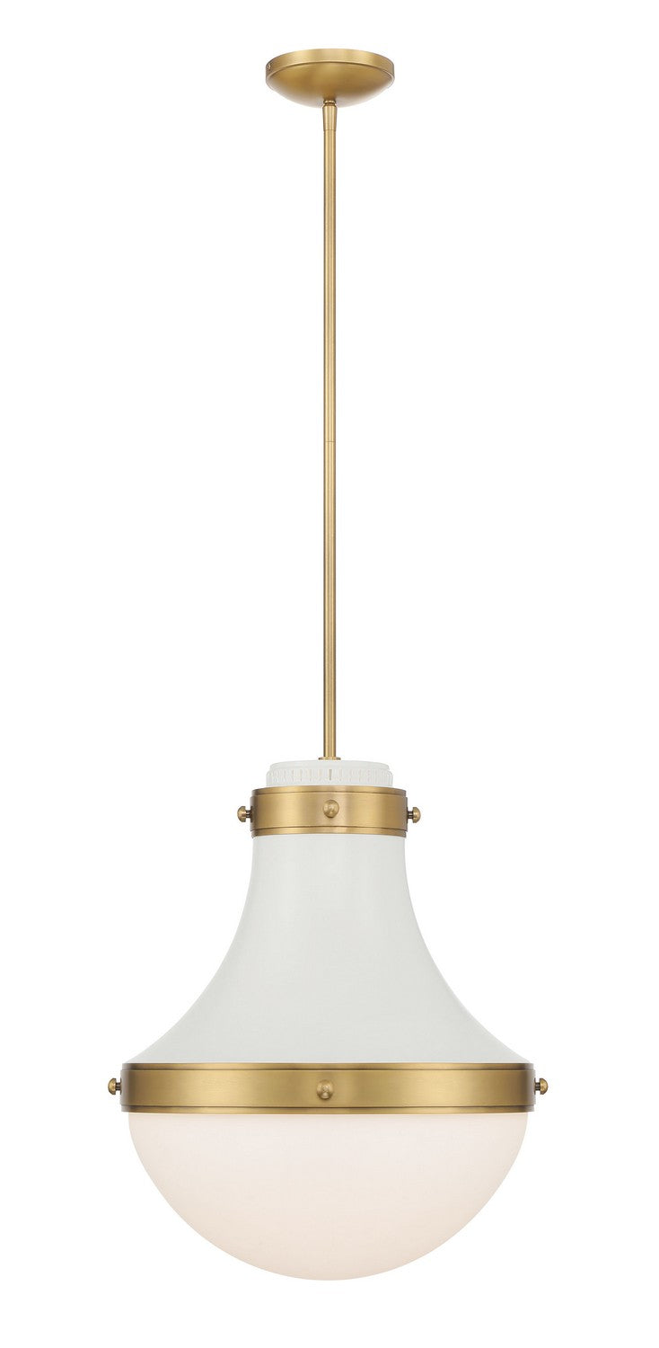 One Light Pendant<br /><span style="color:#4AB0CE;">Entrega: 4-10 dias en USA</span><br /><span style="color:#4AB0CE;font-size:60%;">PREGUNTE POR ENTREGA EN PANAMA</span><br />Collection: Purelight<br />Finish: Off White Cream