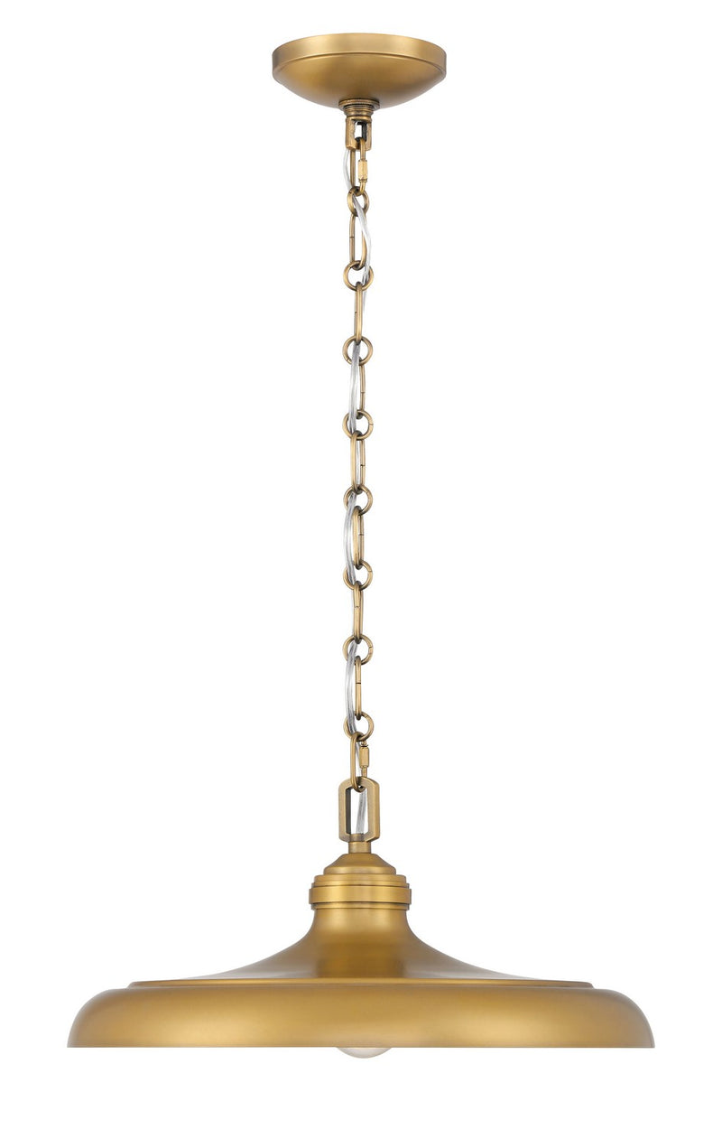 One Light Pendant<br /><span style="color:#4AB0CE;">Entrega: 16-17 semanas en USA</span><br /><span style="color:#4AB0CE;font-size:60%;">PREGUNTE POR ENTREGA EN PANAMA</span><br />Collection: Crowne<br />Finish: Legacy Brass
