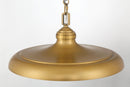 One Light Pendant<br /><span style="color:#4AB0CE;">Entrega: 4-10 dias en USA</span><br /><span style="color:#4AB0CE;font-size:60%;">PREGUNTE POR ENTREGA EN PANAMA</span><br />Collection: Crowne<br />Finish: Legacy Brass