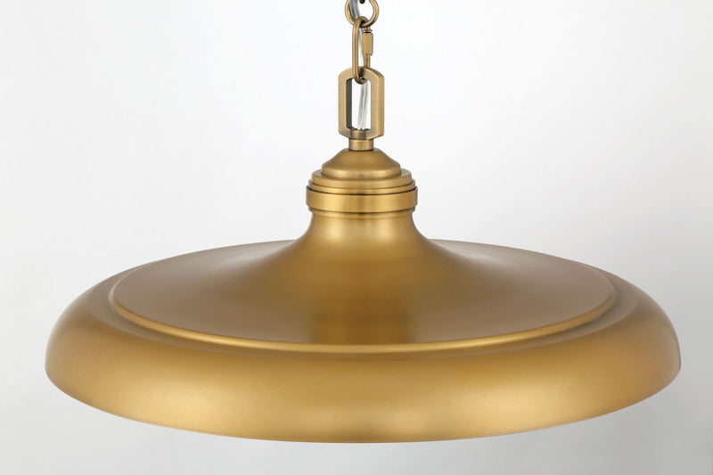 One Light Pendant<br /><span style="color:#4AB0CE;">Entrega: 16-17 semanas en USA</span><br /><span style="color:#4AB0CE;font-size:60%;">PREGUNTE POR ENTREGA EN PANAMA</span><br />Collection: Crowne<br />Finish: Legacy Brass