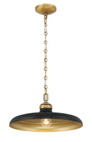 One Light Pendant<br /><span style="color:#4AB0CE;">Entrega: 6-7 semanas en USA</span><br /><span style="color:#4AB0CE;font-size:60%;">PREGUNTE POR ENTREGA EN PANAMA</span><br />Collection: Crowne<br />Finish: Dark Matte Black