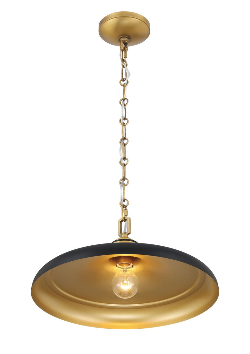 One Light Pendant<br /><span style="color:#4AB0CE;">Entrega: 2-3 semanas en USA</span><br /><span style="color:#4AB0CE;font-size:60%;">PREGUNTE POR ENTREGA EN PANAMA</span><br />Collection: Crowne<br />Finish: Dark Matte Black