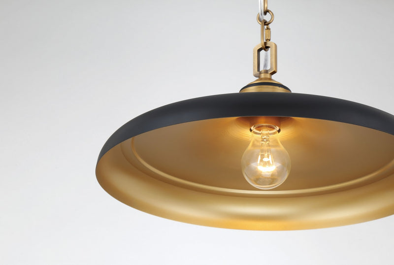 One Light Pendant<br /><span style="color:#4AB0CE;">Entrega: 2-3 semanas en USA</span><br /><span style="color:#4AB0CE;font-size:60%;">PREGUNTE POR ENTREGA EN PANAMA</span><br />Collection: Crowne<br />Finish: Dark Matte Black