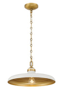 One Light Pendant<br /><span style="color:#4AB0CE;">Entrega: 6-7 semanas en USA</span><br /><span style="color:#4AB0CE;font-size:60%;">PREGUNTE POR ENTREGA EN PANAMA</span><br />Collection: Crowne<br />Finish: Off White Cream