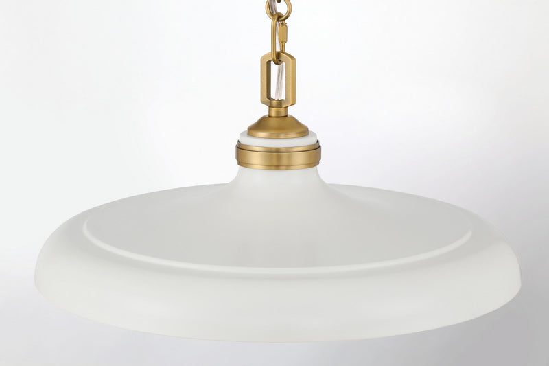One Light Pendant<br /><span style="color:#4AB0CE;">Entrega: 2-3 semanas en USA</span><br /><span style="color:#4AB0CE;font-size:60%;">PREGUNTE POR ENTREGA EN PANAMA</span><br />Collection: Crowne<br />Finish: Off White Cream
