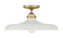 Minka-Lavery - 3936-879 - One Light Semi Flush Mount - Crowne - Off White Cream