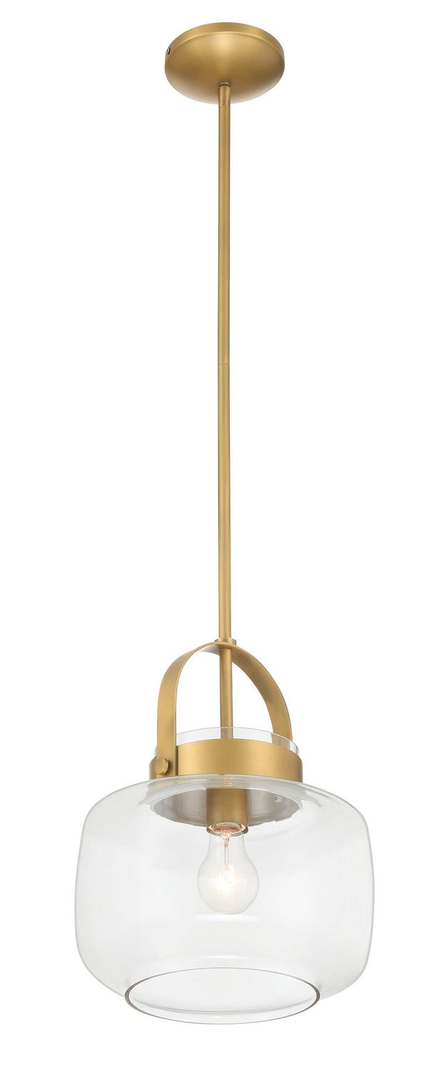 One Light Pendant<br /><span style="color:#4AB0CE;">Entrega: 4-10 dias en USA</span><br /><span style="color:#4AB0CE;font-size:60%;">PREGUNTE POR ENTREGA EN PANAMA</span><br />Collection: WickGlow<br />Finish: Legacy Brass