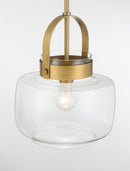 Minka-Lavery - 3937-732 - One Light Pendant - WickGlow - Legacy Brass