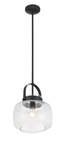 One Light Pendant<br /><span style="color:#4AB0CE;">Entrega: 4-10 dias en USA</span><br /><span style="color:#4AB0CE;font-size:60%;">PREGUNTE POR ENTREGA EN PANAMA</span><br />Collection: WickGlow<br />Finish: Dark Matte Black
