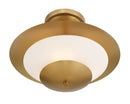 Three Light Semi Flush Mount<br /><span style="color:#4AB0CE;">Entrega: 4-10 dias en USA</span><br /><span style="color:#4AB0CE;font-size:60%;">PREGUNTE POR ENTREGA EN PANAMA</span><br />Collection: Solara<br />Finish: Legacy Brass