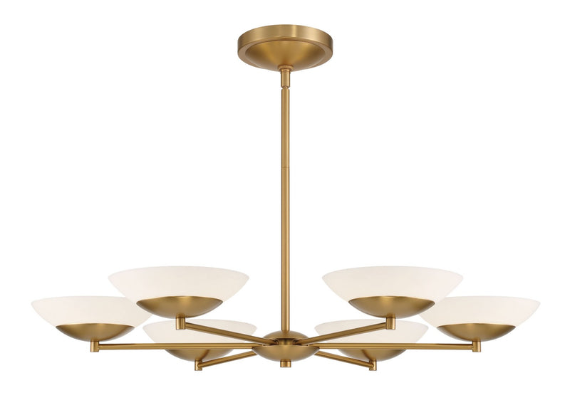 LED Chandelier<br /><span style="color:#4AB0CE;">Entrega: 4-10 dias en USA</span><br /><span style="color:#4AB0CE;font-size:60%;">PREGUNTE POR ENTREGA EN PANAMA</span><br />Collection: Solara<br />Finish: Legacy Brass