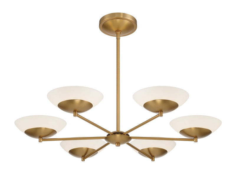 LED Chandelier<br /><span style="color:#4AB0CE;">Entrega: 4-10 dias en USA</span><br /><span style="color:#4AB0CE;font-size:60%;">PREGUNTE POR ENTREGA EN PANAMA</span><br />Collection: Solara<br />Finish: Legacy Brass