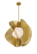 One Light Pendant<br /><span style="color:#4AB0CE;">Entrega: 4-10 dias en USA</span><br /><span style="color:#4AB0CE;font-size:60%;">PREGUNTE POR ENTREGA EN PANAMA</span><br />Collection: Gloria<br />Finish: Legacy Brass