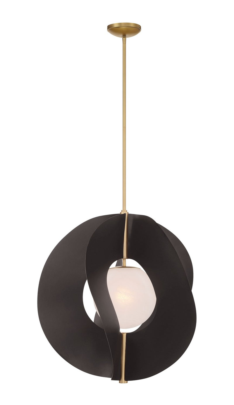 One Light Pendant<br /><span style="color:#4AB0CE;">Entrega: 4-10 dias en USA</span><br /><span style="color:#4AB0CE;font-size:60%;">PREGUNTE POR ENTREGA EN PANAMA</span><br />Collection: Gloria<br />Finish: Dark Bronze