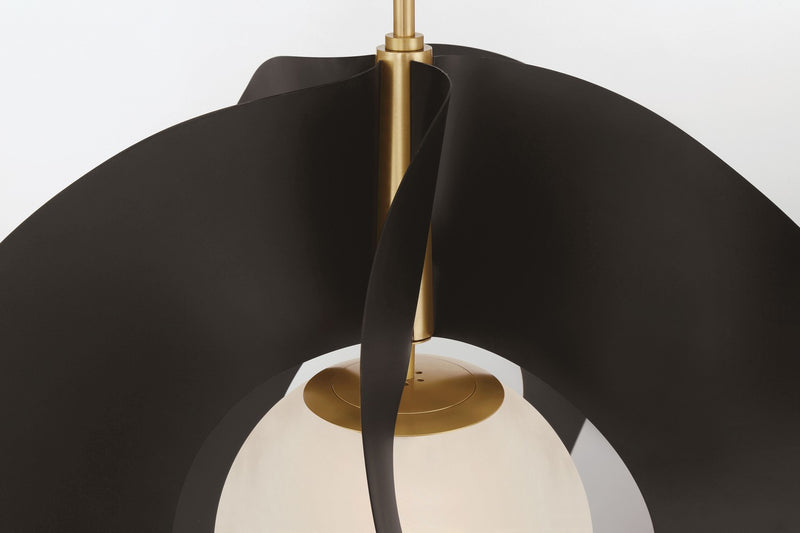 Minka-Lavery - 3951-855 - One Light Pendant - Gloria - Dark Bronze