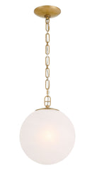 One Light Pendant<br /><span style="color:#4AB0CE;">Entrega: 4-10 dias en USA</span><br /><span style="color:#4AB0CE;font-size:60%;">PREGUNTE POR ENTREGA EN PANAMA</span><br />Collection: Marbelle<br />Finish: Legacy Brass