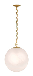 One Light Pendant<br /><span style="color:#4AB0CE;">Entrega: 4-10 dias en USA</span><br /><span style="color:#4AB0CE;font-size:60%;">PREGUNTE POR ENTREGA EN PANAMA</span><br />Collection: Marbelle<br />Finish: Legacy Brass