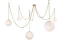 Five Light Pendant<br /><span style="color:#4AB0CE;">Entrega: 11-12 semanas en USA</span><br /><span style="color:#4AB0CE;font-size:60%;">PREGUNTE POR ENTREGA EN PANAMA</span><br />Collection: Marbelle<br />Finish: Legacy Brass