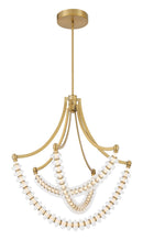 LED Chandelier<br /><span style="color:#4AB0CE;">Entrega: 4-10 dias en USA</span><br /><span style="color:#4AB0CE;font-size:60%;">PREGUNTE POR ENTREGA EN PANAMA</span><br />Collection: Pearl<br />Finish: Legacy Brass