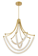 LED Chandelier<br /><span style="color:#4AB0CE;">Entrega: 4-10 dias en USA</span><br /><span style="color:#4AB0CE;font-size:60%;">PREGUNTE POR ENTREGA EN PANAMA</span><br />Collection: Pearl<br />Finish: Legacy Brass