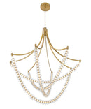 LED Chandelier<br /><span style="color:#4AB0CE;">Entrega: 4-10 dias en USA</span><br /><span style="color:#4AB0CE;font-size:60%;">PREGUNTE POR ENTREGA EN PANAMA</span><br />Collection: Pearl<br />Finish: Legacy Brass