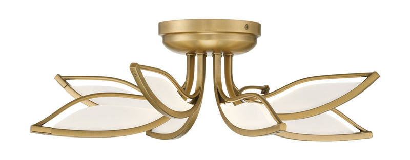 LED Flush Mount<br /><span style="color:#4AB0CE;">Entrega: 14-15 semanas en USA</span><br /><span style="color:#4AB0CE;font-size:60%;">PREGUNTE POR ENTREGA EN PANAMA</span><br />Collection: Papilio<br />Finish: Legacy Brass