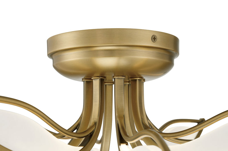 LED Flush Mount<br /><span style="color:#4AB0CE;">Entrega: 17-18 semanas en USA</span><br /><span style="color:#4AB0CE;font-size:60%;">PREGUNTE POR ENTREGA EN PANAMA</span><br />Collection: Papilio<br />Finish: Legacy Brass