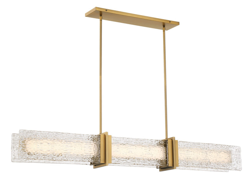 LED Island Pendant<br /><span style="color:#4AB0CE;">Entrega: 4-10 dias en USA</span><br /><span style="color:#4AB0CE;font-size:60%;">PREGUNTE POR ENTREGA EN PANAMA</span><br />Collection: Lumina<br />Finish: Legacy Brass