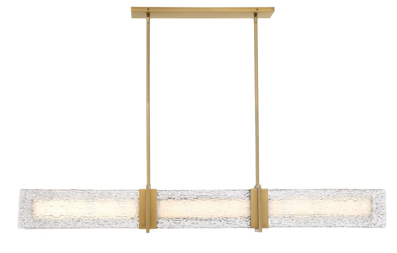 LED Island Pendant<br /><span style="color:#4AB0CE;">Entrega: 4-10 dias en USA</span><br /><span style="color:#4AB0CE;font-size:60%;">PREGUNTE POR ENTREGA EN PANAMA</span><br />Collection: Lumina<br />Finish: Legacy Brass