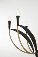 Six Light Chandelier<br /><span style="color:#4AB0CE;">Entrega: 4-10 dias en USA</span><br /><span style="color:#4AB0CE;font-size:60%;">PREGUNTE POR ENTREGA EN PANAMA</span><br />Collection: Miller<br />Finish: Legacy Brass