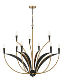 Nine Light Chandelier<br /><span style="color:#4AB0CE;">Entrega: 1-2 semanas en USA</span><br /><span style="color:#4AB0CE;font-size:60%;">PREGUNTE POR ENTREGA EN PANAMA</span><br />Collection: Miller<br />Finish: Legacy Brass