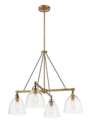 Four Light Chandelier<br /><span style="color:#4AB0CE;">Entrega: 4-10 dias en USA</span><br /><span style="color:#4AB0CE;font-size:60%;">PREGUNTE POR ENTREGA EN PANAMA</span><br />Collection: Sommersby<br />Finish: Legacy Brass