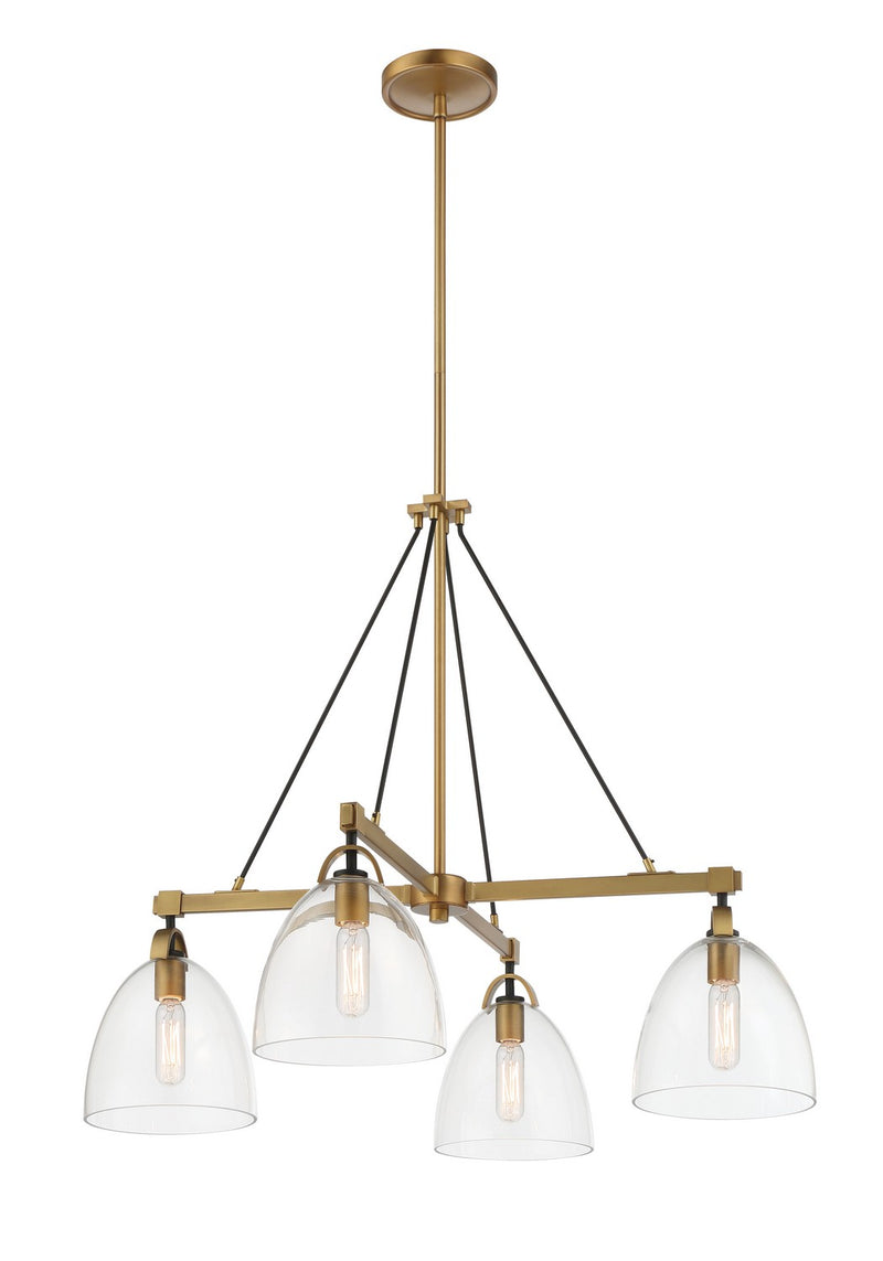Four Light Chandelier<br /><span style="color:#4AB0CE;">Entrega: 4-10 dias en USA</span><br /><span style="color:#4AB0CE;font-size:60%;">PREGUNTE POR ENTREGA EN PANAMA</span><br />Collection: Sommersby<br />Finish: Legacy Brass