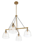 Four Light Chandelier<br /><span style="color:#4AB0CE;">Entrega: 4-10 dias en USA</span><br /><span style="color:#4AB0CE;font-size:60%;">PREGUNTE POR ENTREGA EN PANAMA</span><br />Collection: Sommersby<br />Finish: Legacy Brass
